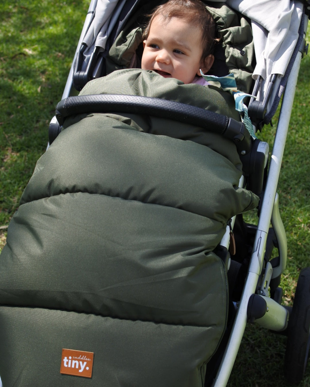 The All Seasons Pram Liner - Forest Green