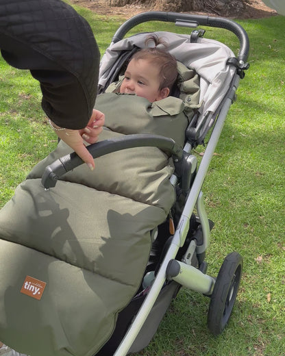 The All Seasons Pram Liner - Forest Green